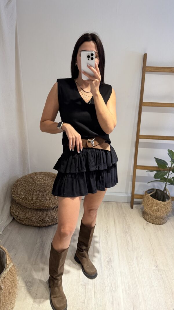 SHORT/POLLERA CRETA - Imagen 3