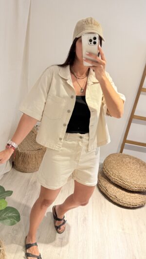 CAMISA LEFT (denim camisero, super liviana)