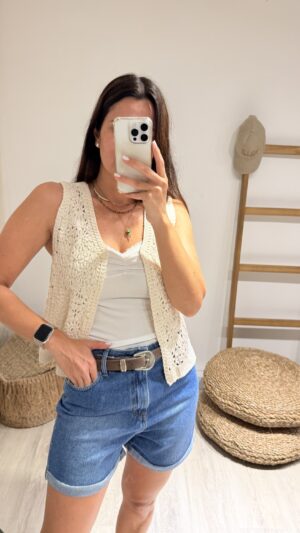 CHALECO POLONIA CROCHET