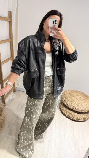 CHAQUETA BOMBER CLOVER -nueva temporada