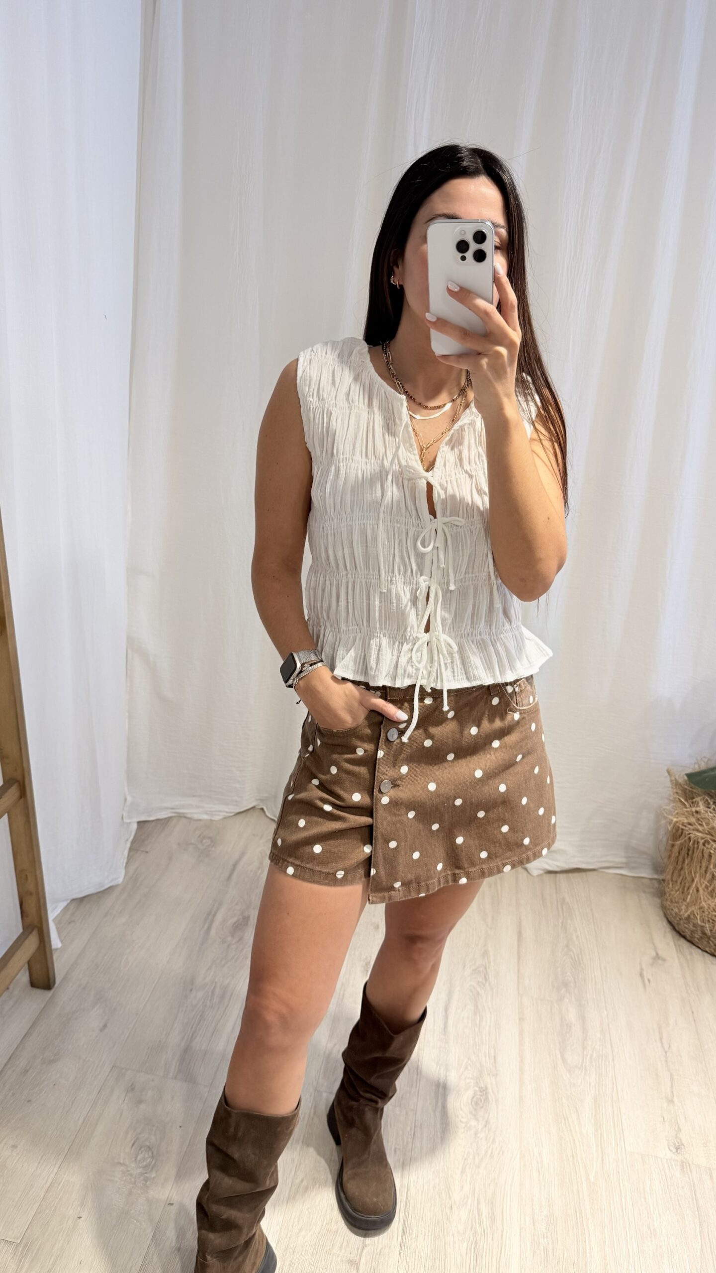 SHORT POLLERA RACHIEL - Imagen 2