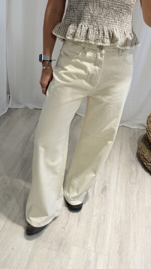 JEANS AURA CREMA